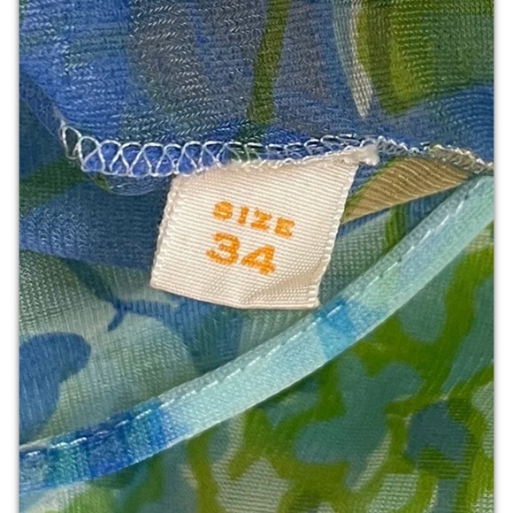 Couture Internationale By Pedro Rodriguez: Vintage Floral Poncho Cover. Size: 34 - Picture 5 of 6